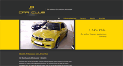 Desktop Screenshot of la-carclub.de